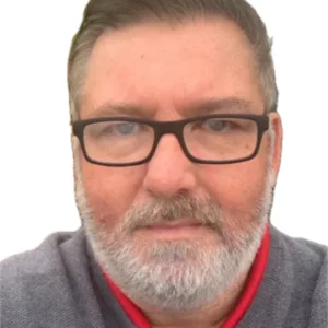 Portrait of Brian Emmons for Shake Broadcasting in Washington, Indiana.